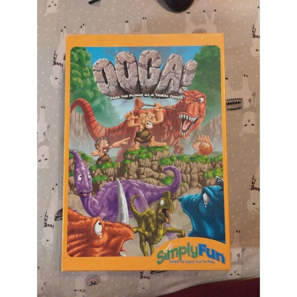 Ooga! Caveman Board Game - Take the Plunge as a Tribal Chief! Simply Fun 2005 - Picture 1 of 4